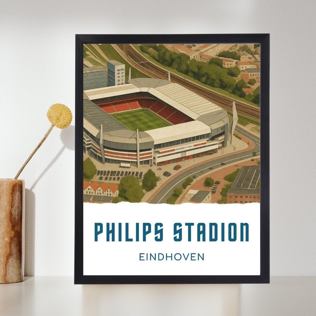 Philips Stadion A4 Poster - Eindhoven, Minder dan 50 cm, Nieuw, Ophalen of Verzenden, Foto of Poster