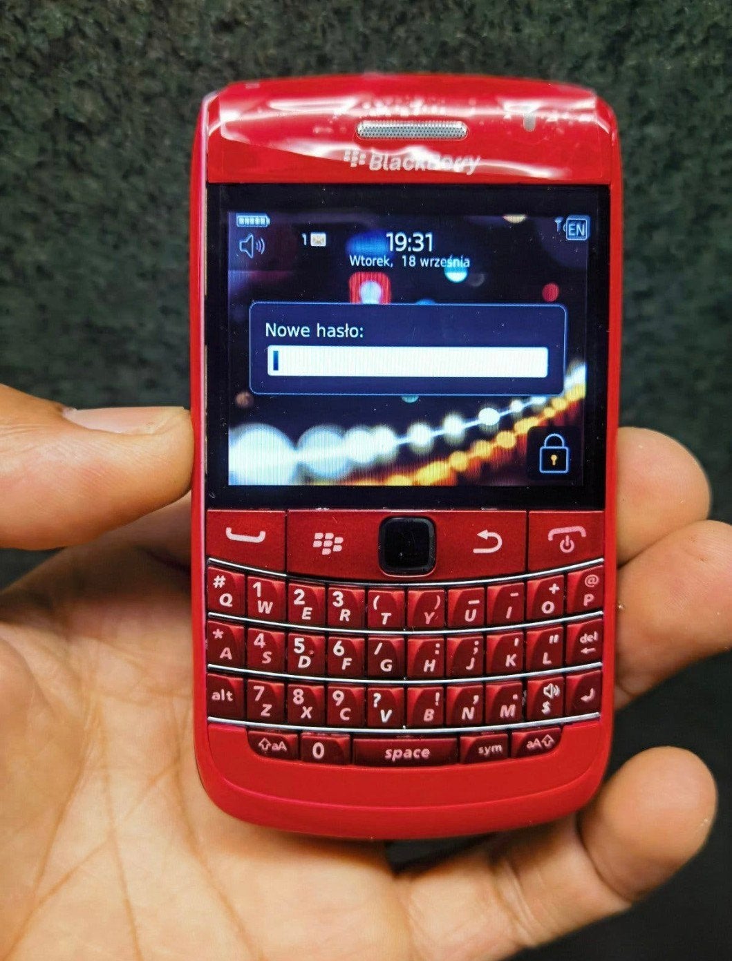 Goedwerkende red blackberry bold 9780 met fysiek toetsenbord, Ophalen of Verzenden, Zo goed als nieuw