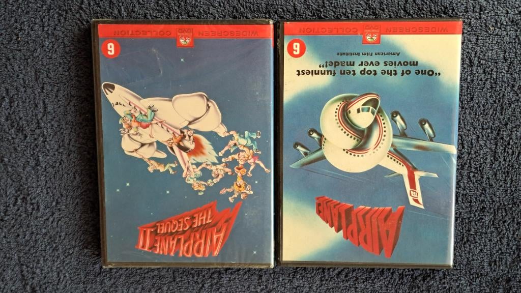 Airplane! 1 & 2 "Leslie Nielsen", Cd's en Dvd's, Dvd's | Komedie, Alle leeftijden, Ophalen of Verzenden, Zo goed als nieuw, Romantische komedie