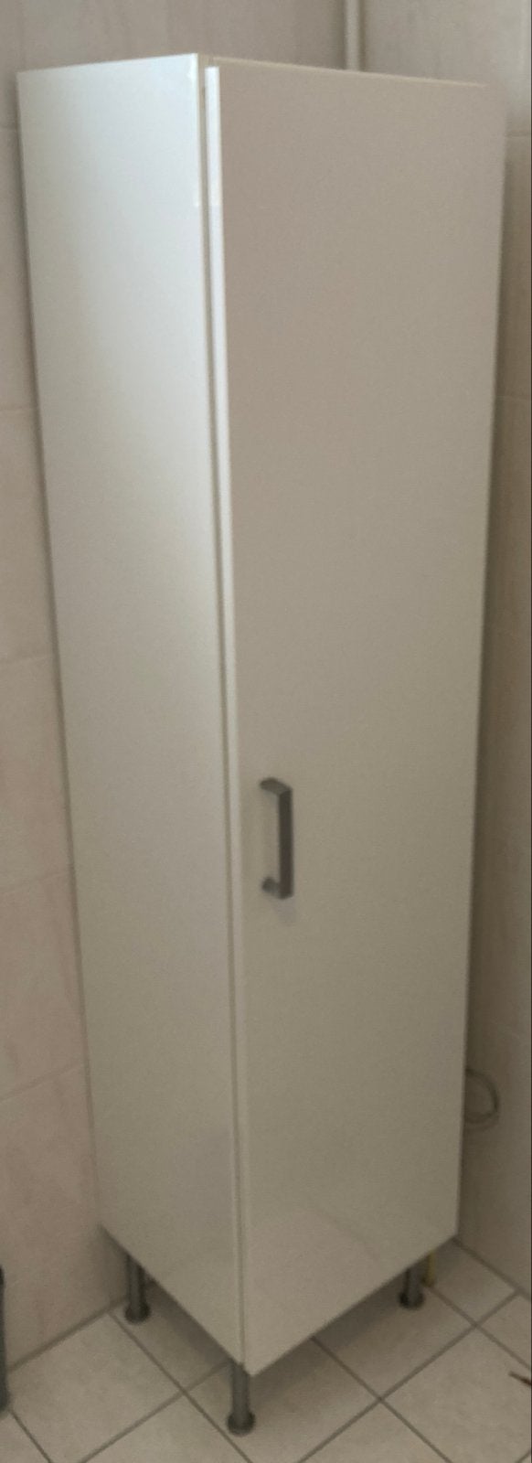 Witte badkamerkast - ikea, Ophalen, (Half)hoge kast, Minder dan 50 cm, Gebruikt