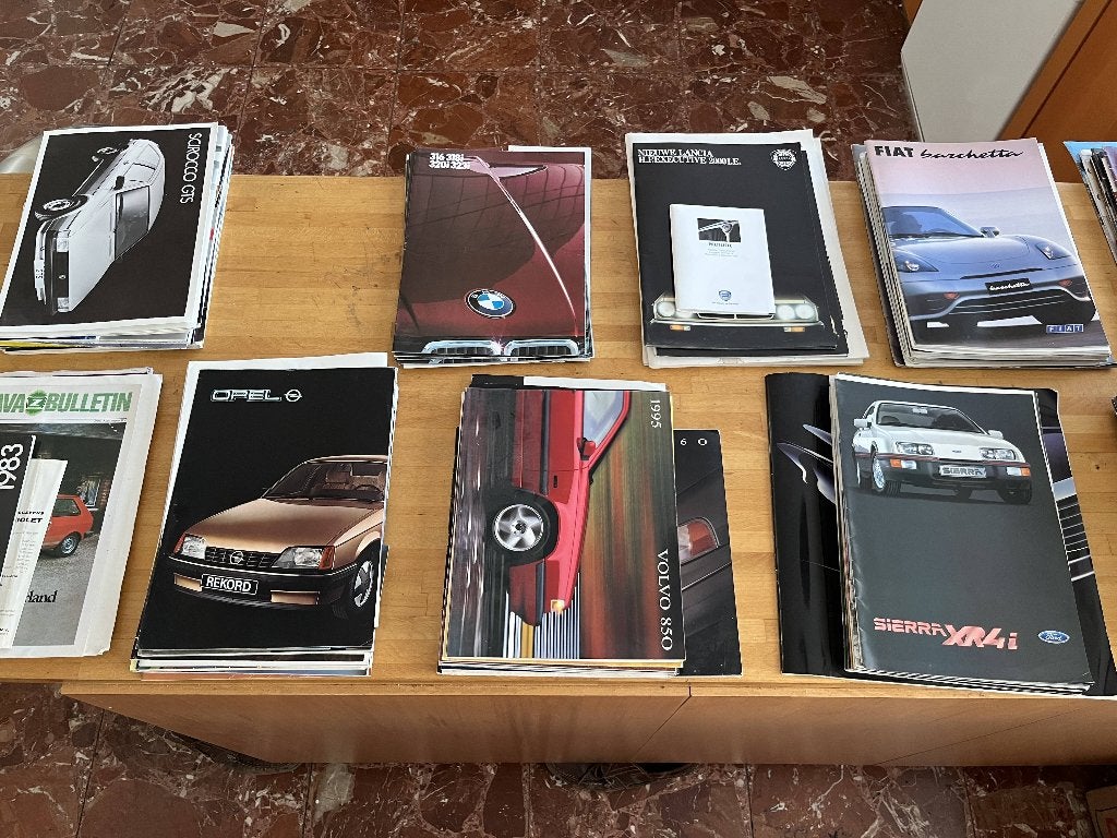 auto brochures en folders  verzameling 400 st., Ophalen, Zo goed als nieuw, Overige merken