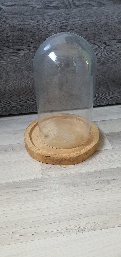 Stolp met boomstam dienblad, Ophalen, 21 cm, Zo goed als nieuw, Met plateau
