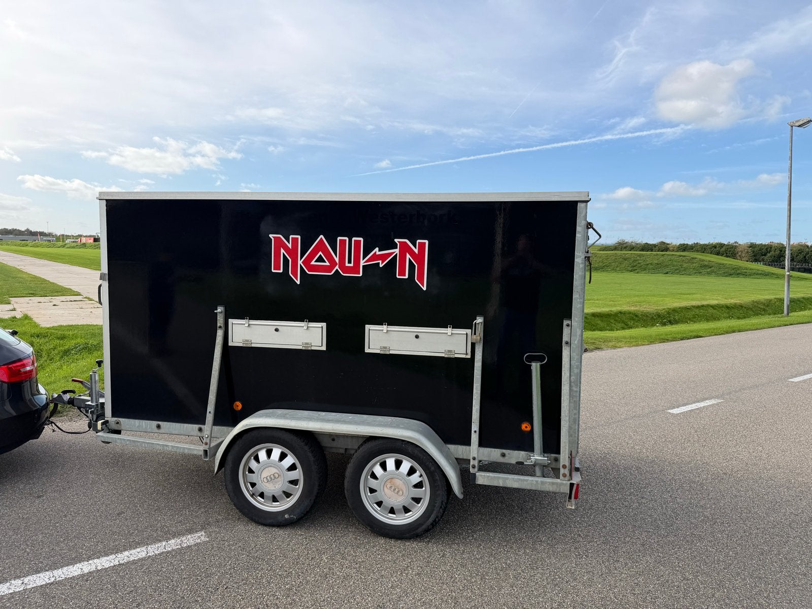 Atec gesloten aanhangwagen - Bak 150 breed 150 hoog 300 lang, Ophalen, Gebruikt