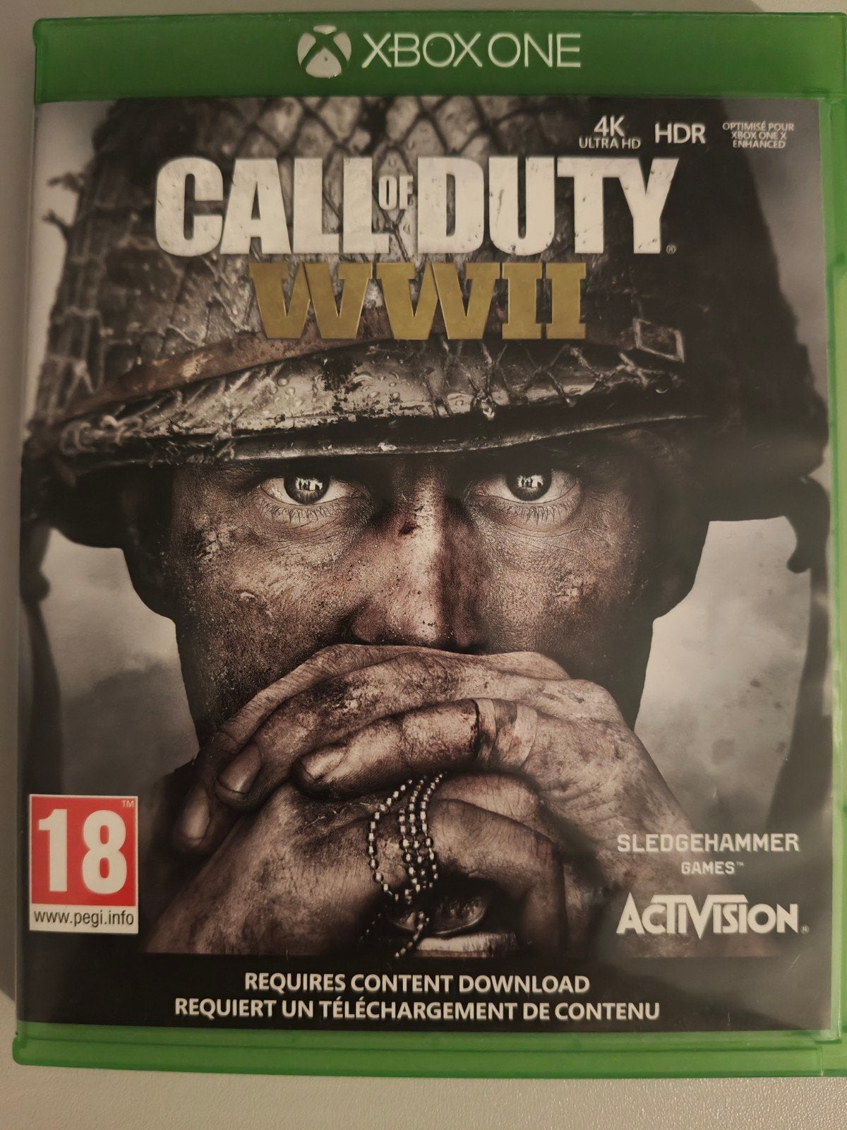 Call of duty WWII, Spelcomputers en Games, Ophalen, Vanaf 18 jaar, Shooter, 1 speler