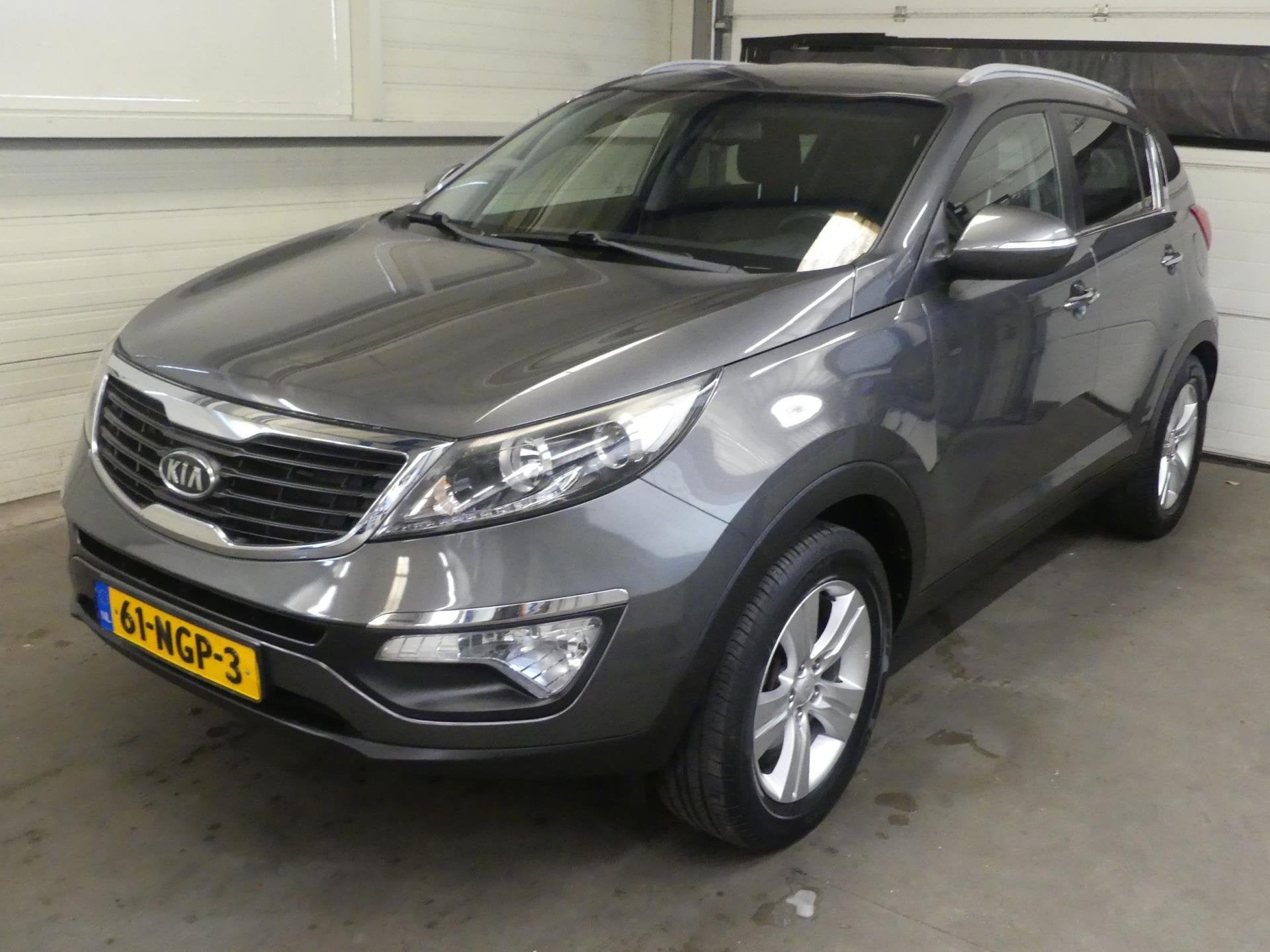 Kia Sportage 2.0 X-ecutive Plus Pack - 7 persoons - Keurig O, Auto's, Kia, Gebruikt, Zwart, 4 cilinders, Leder en Stof