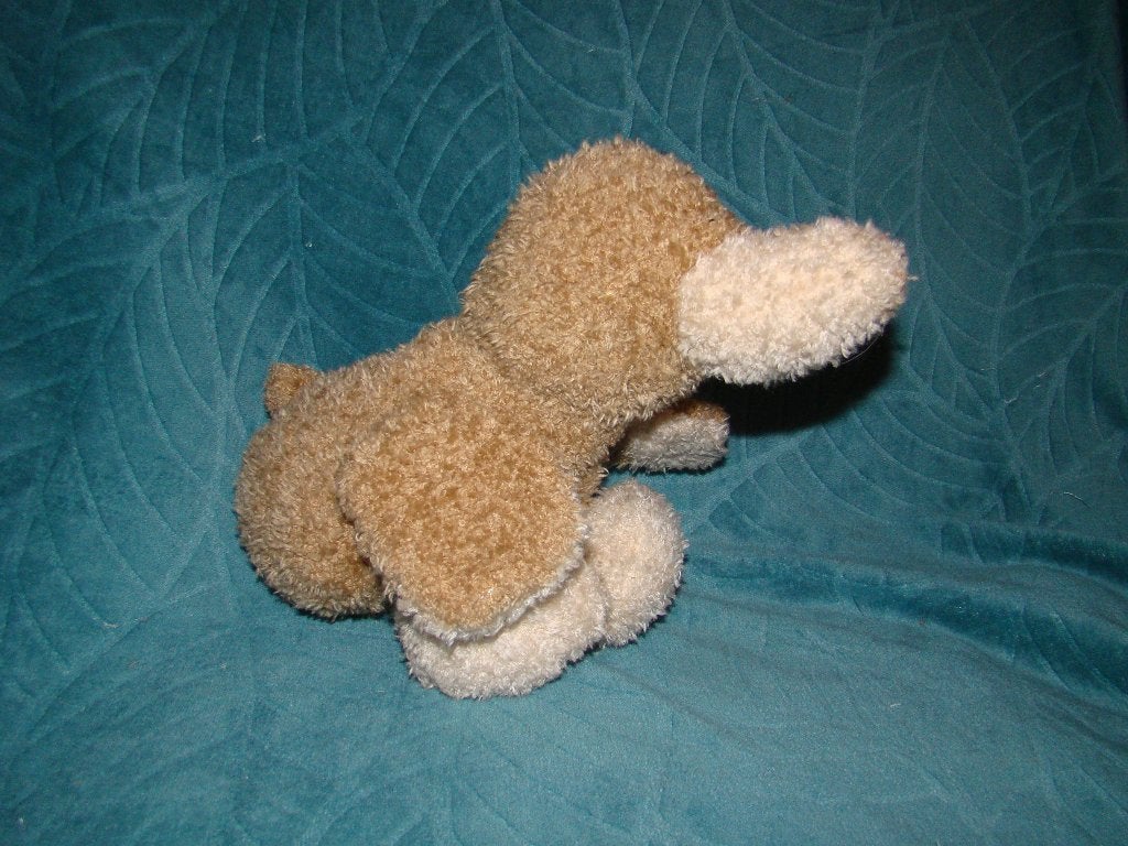 vintage eend happy horse 1998 bruin 25 cm groot met geluid, Overige karakters, Met geluid, Happy Horse, Ophalen of Verzenden