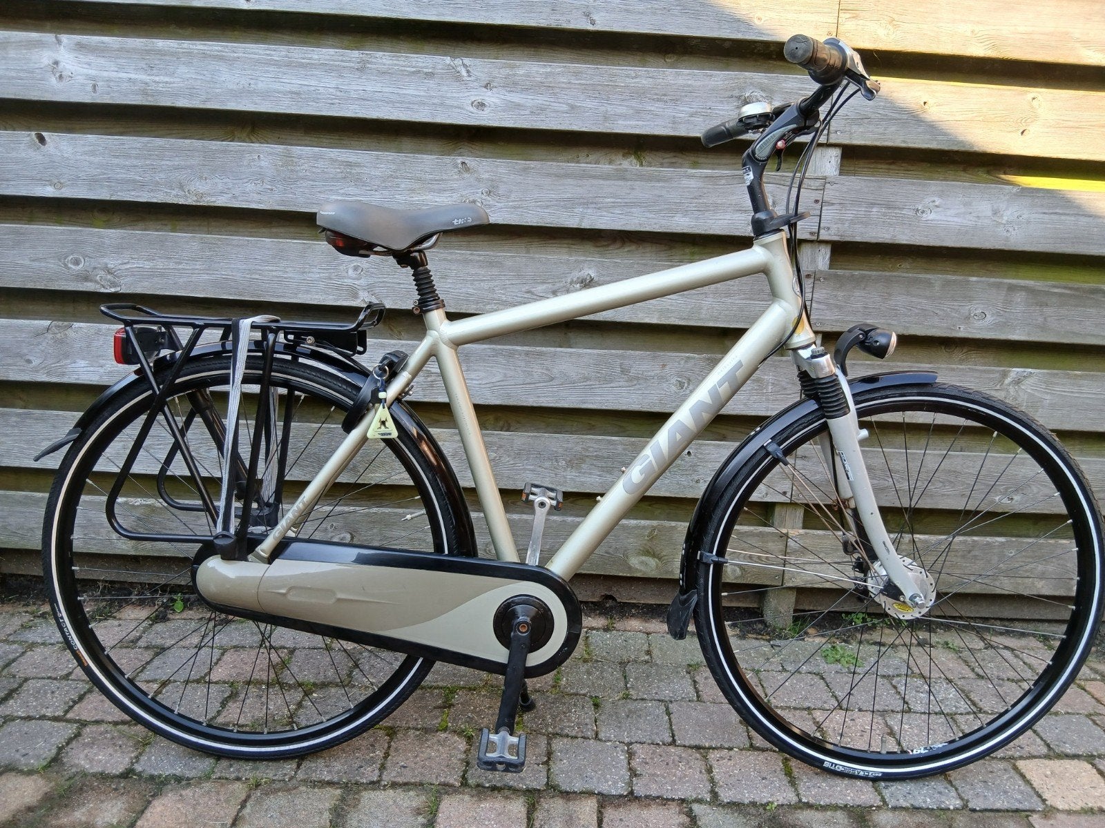 Giant Melbourne Herenfiets/Jongensfiets Z.G.A.N., Fietsen en Brommers, Ophalen, Versnellingen, Giant, Zo goed als nieuw
