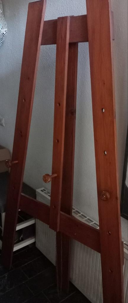 Houten schildersezel voor kunstenaars, Hobby en Vrije tijd, Schilderen, Ophalen of Verzenden, Gebruikt, Ezel