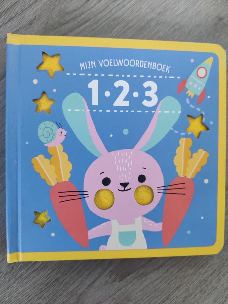 Mijn Voelwoordenboek 1-2-3 - Interactief Babyboek, Boeken, Kinderboeken | Baby's en Peuters, Ophalen of Verzenden, Uitklap-, Voel- of Ontdekboek