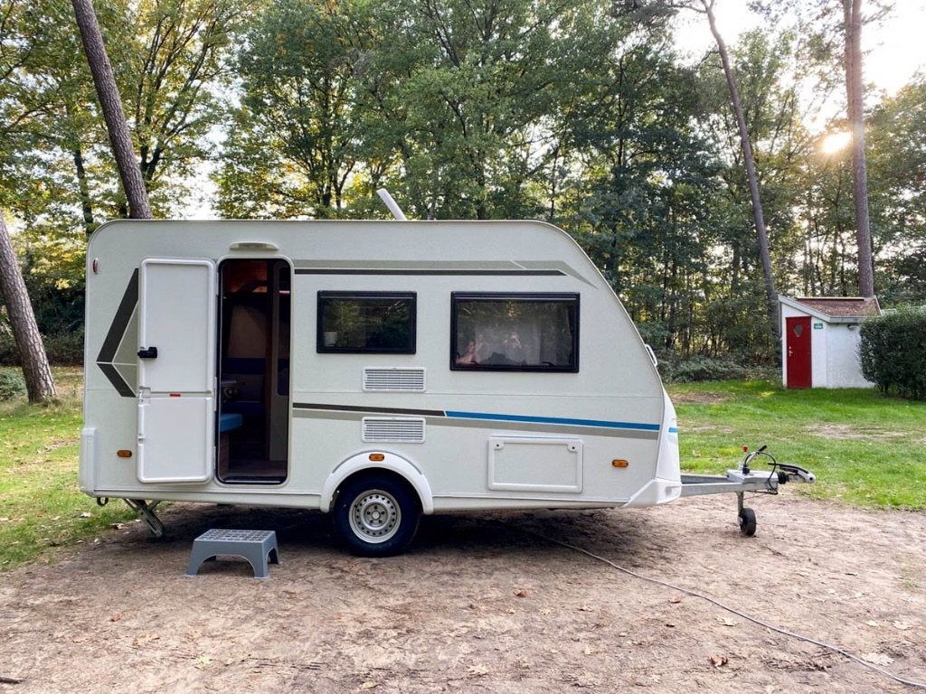 Caravan Weinsberg 400 LK CaraTwo, Caravans en Kamperen, Caravans, Overige merken, Treinzit, Particulier, Dwarsbed