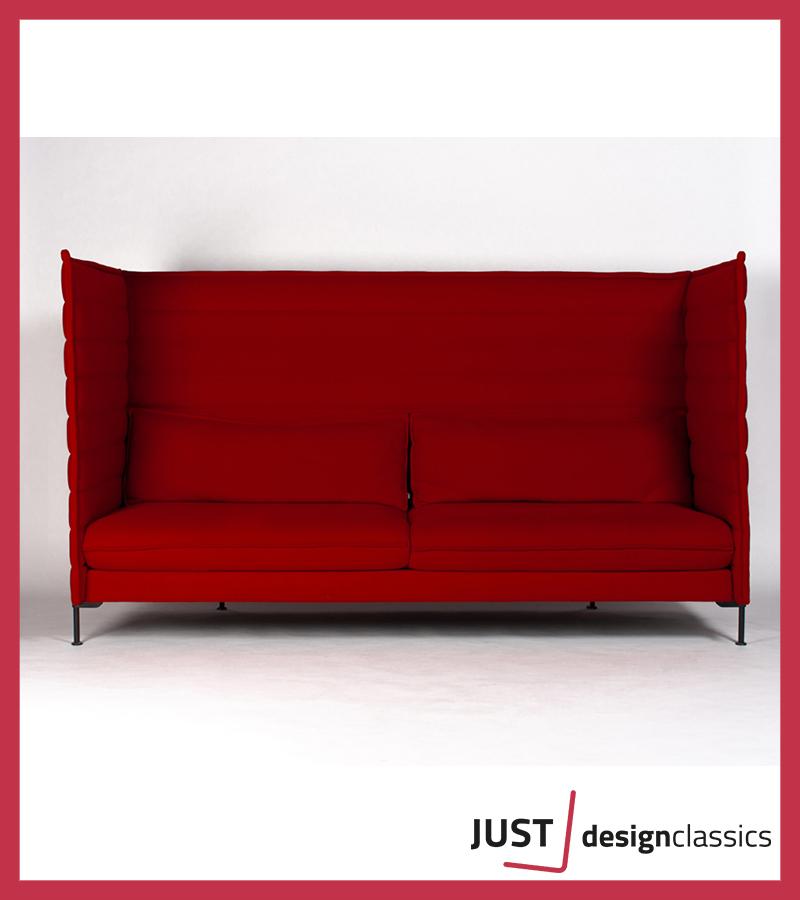 Vitra Alcove Highback 3-zits Sofa (2 beschikbaar), Huis en Inrichting, Fauteuils, Niet ingevuld, Zo goed als nieuw, Niet ingevuld