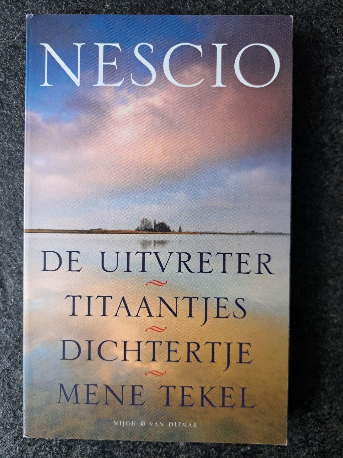 Nescio - De Uitvreter, Titaantjes, Dichtertje, Mene Tekel, Boeken, Ophalen of Verzenden, Zo goed als nieuw, Nescio, Nederland
