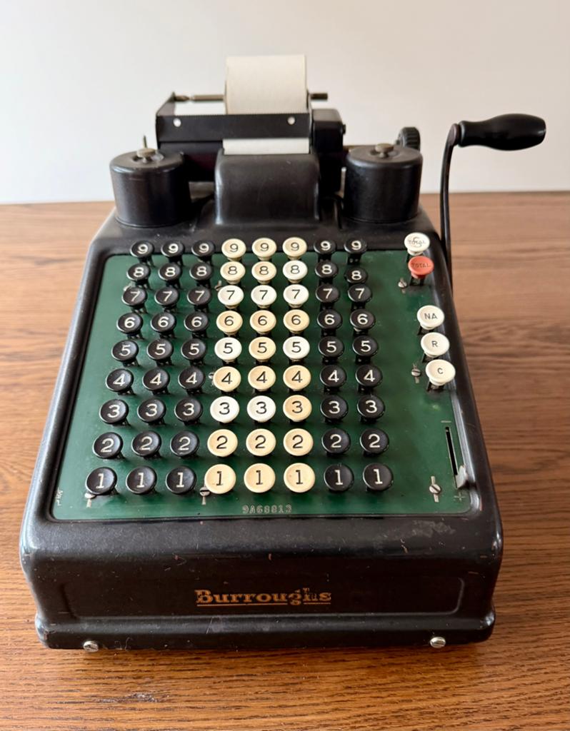 Burroughs optelmachine, Ophalen