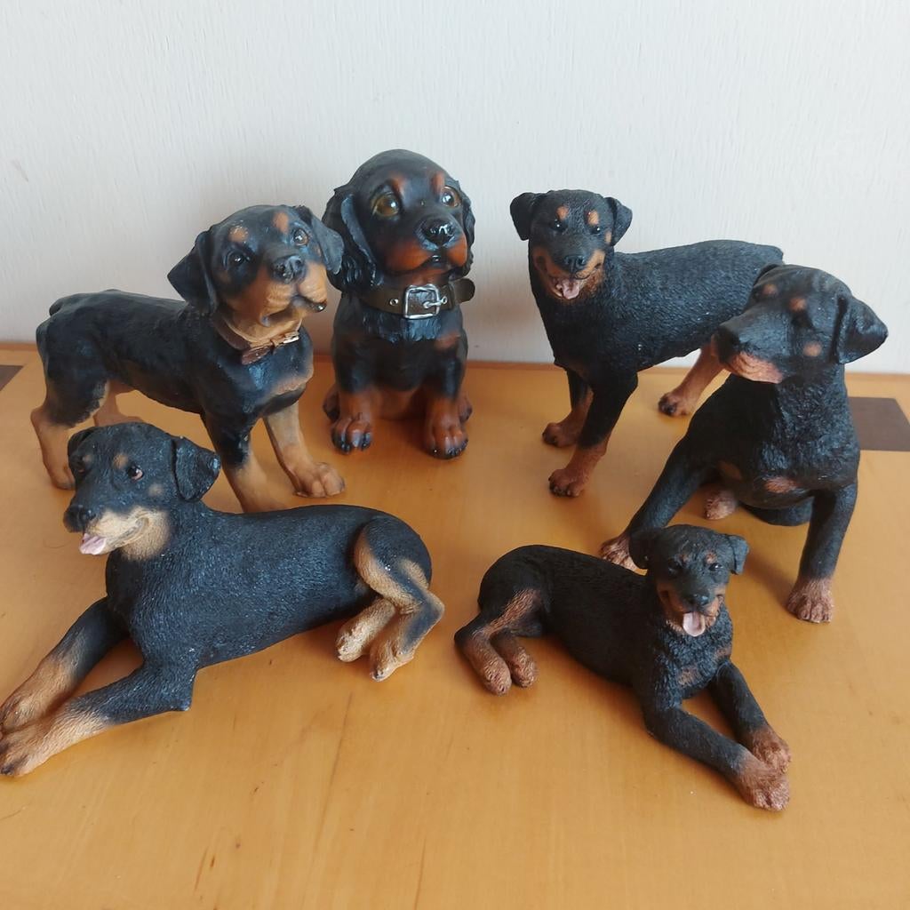 Diverse rottweiler beeldjes, Ophalen of Verzenden, Zo goed als nieuw, Dier