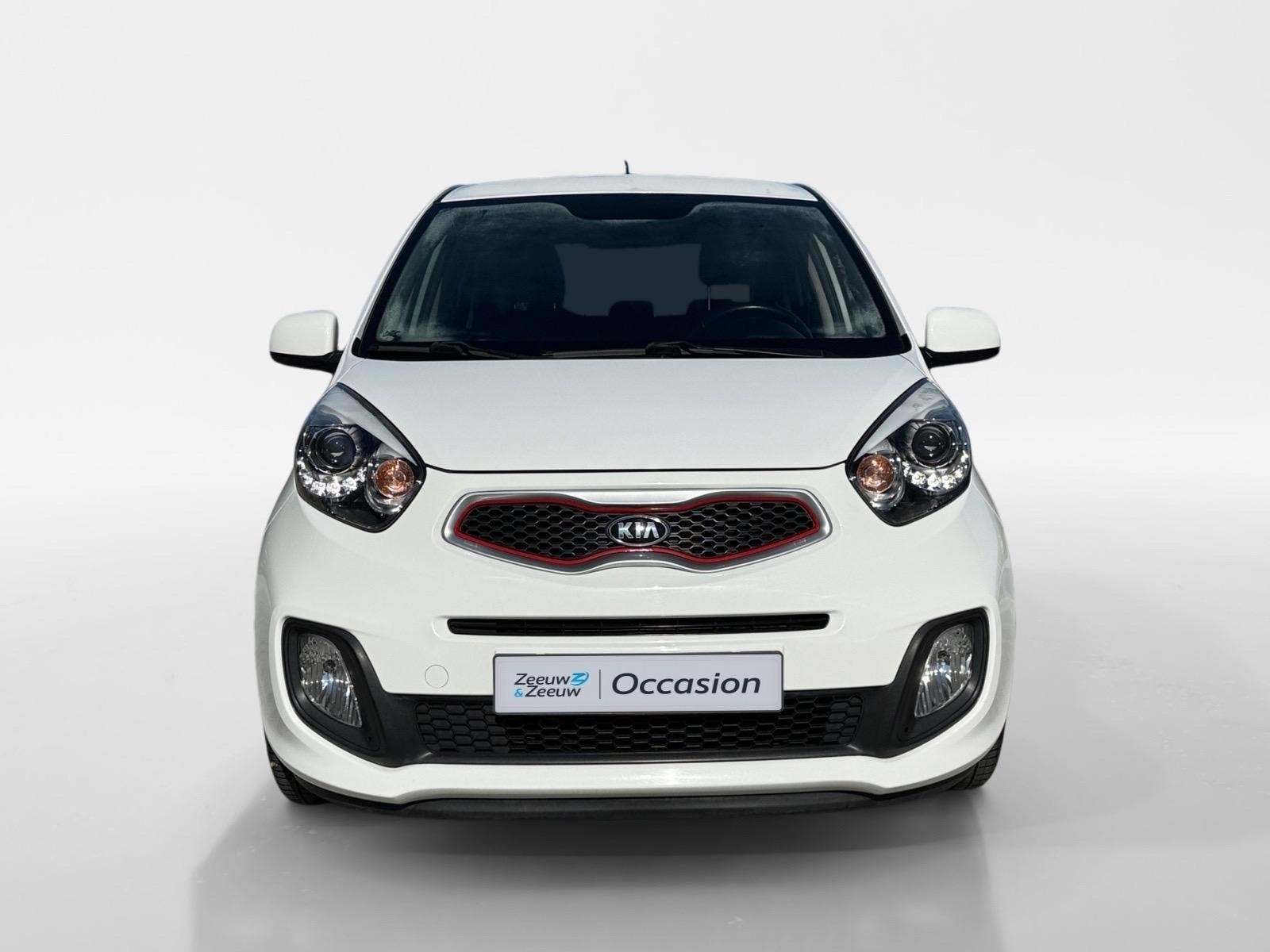 Kia Picanto 1.0 CVVT X-treme | CLIMATE CONTROLE | LEDER | LM, Auto's, Stof, Gebruikt, 400 kg, Wit