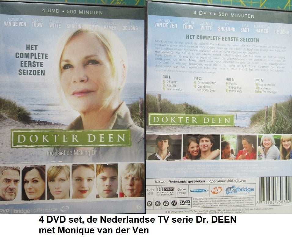 4 DVD box set, de Nederlandse TV serie DOKTER DEEN, Alle leeftijden, Ophalen of Verzenden, Nieuw in verpakking, Overige gebieden