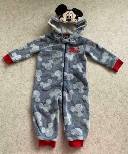 Mickey Mouse Onesie/ pakje maat 80! Leuke CADEAUTIP!, Kinderen en Baby's, Babykleding | Maat 80, Verzenden, Zo goed als nieuw