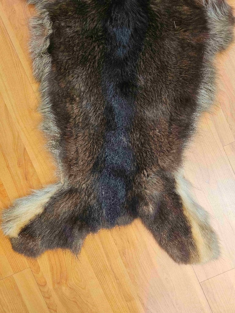Geitenhuid donkerbruin 110/90 cm, Gebruikt, 100 tot 150 cm, Bruin, Etten-Leur