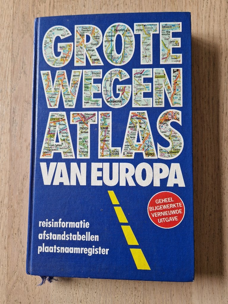 Grote  Wegenatlas van Europa, Overige atlassen, 1800 tot 2000, Onbekend, Gelezen