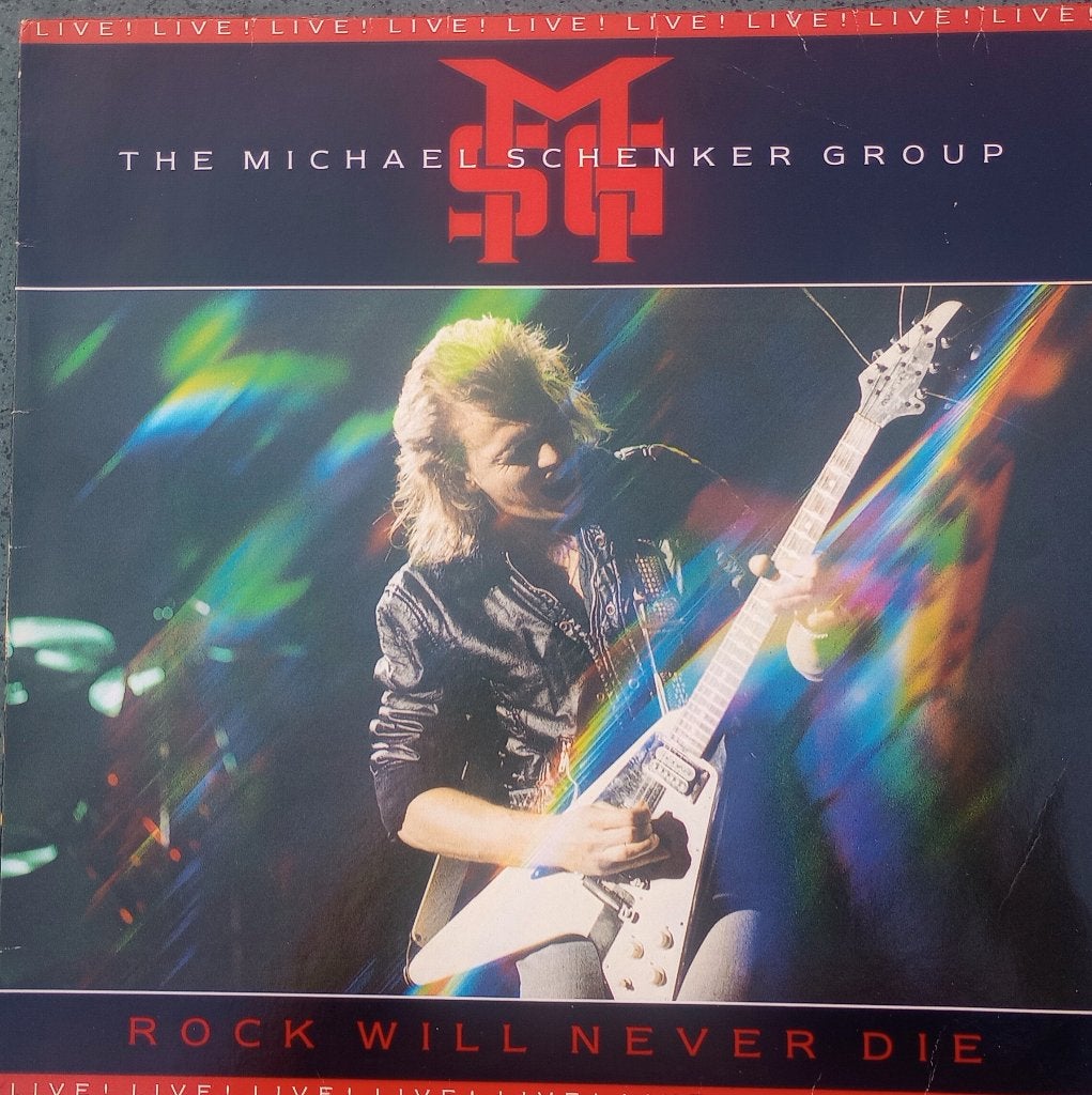 The Michael Schenker Group – Rock Will Never Die  Live, Fotohoes, Ophalen of Verzenden, Zo goed als nieuw, 12 inch