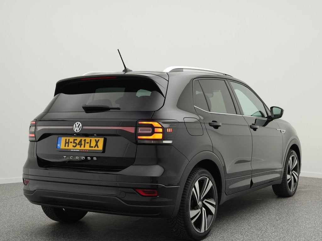 Volkswagen T-Cross R-line 1.0 TSI Style 115 PK DSG Automaat, Auto's, Volkswagen, Gebruikt, 116 pk, Zwart, Origineel Nederlands