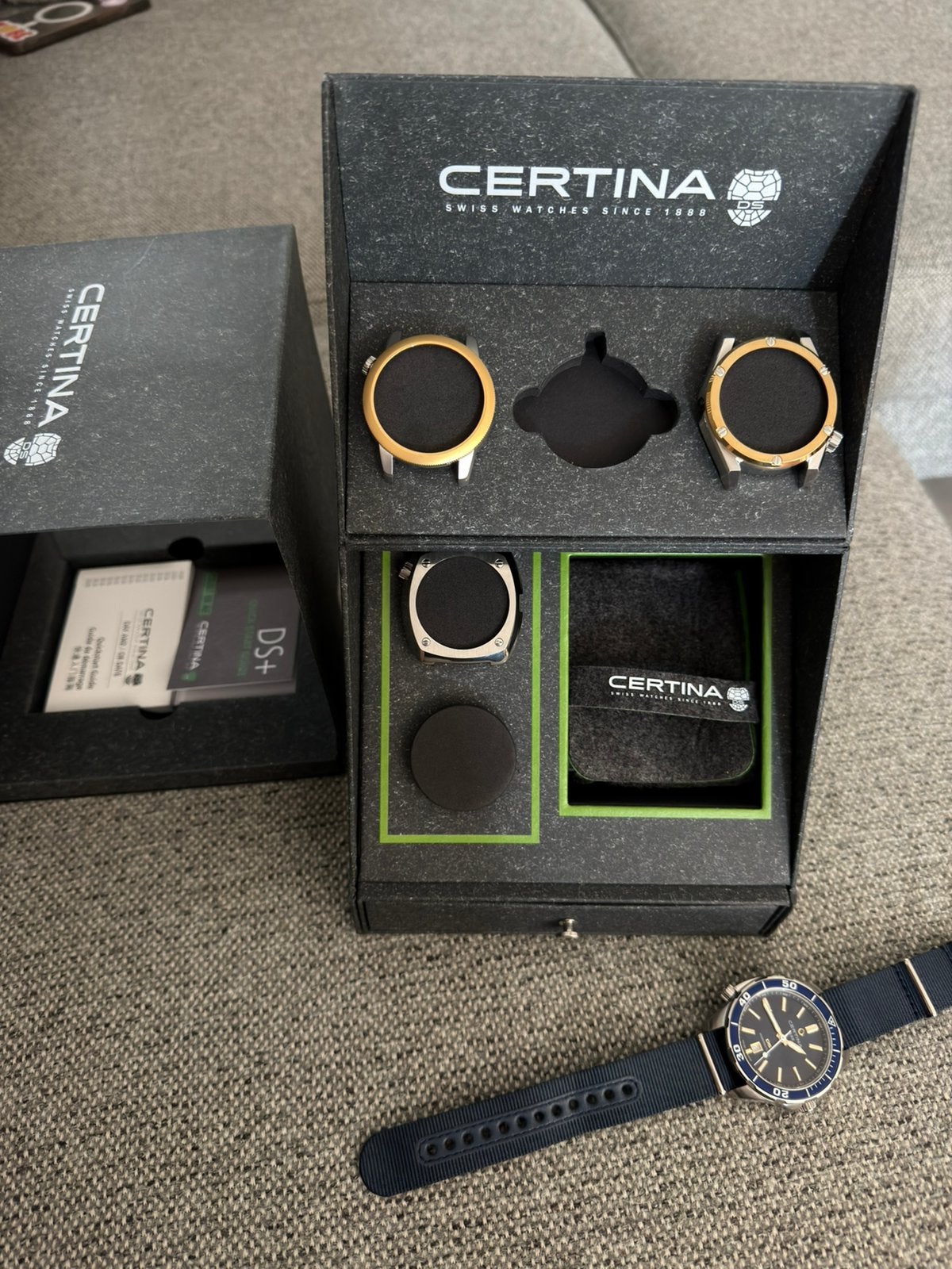 Certina DS+ sport and heritage, Sieraden, Tassen en Uiterlijk, Horloges | Heren, Staal, Staal, Polshorloge, Nieuw