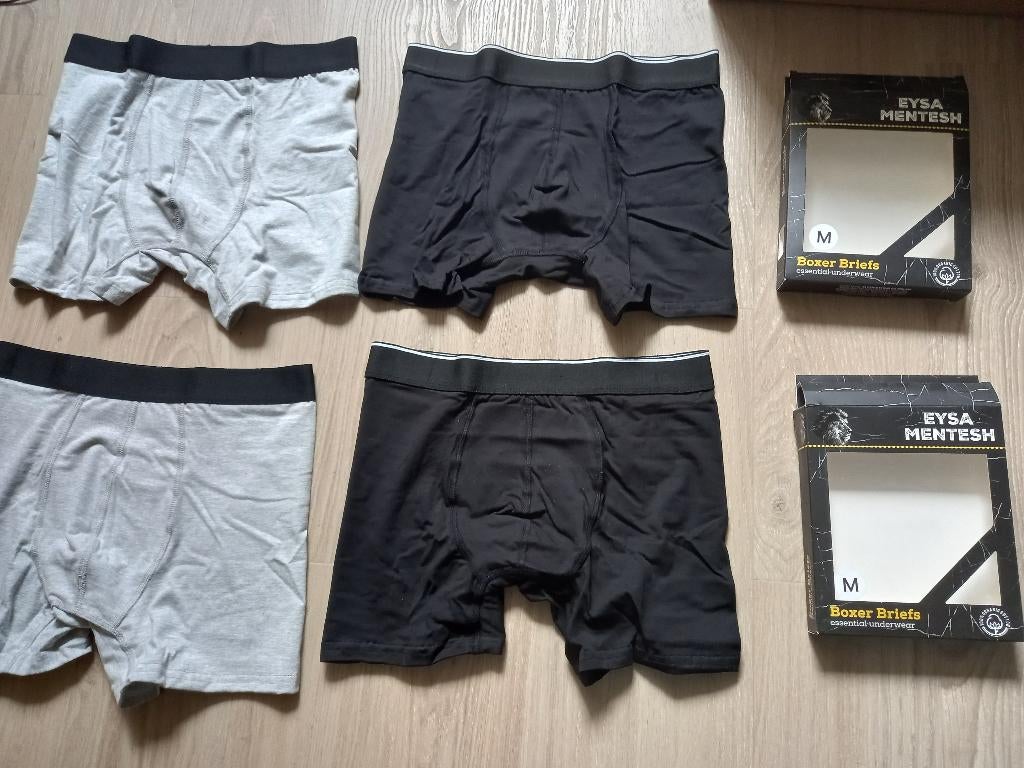 Nieuw! Onderbroeken boxers zwart en grijs maat M, Ophalen of Verzenden, Zwart, Boxer