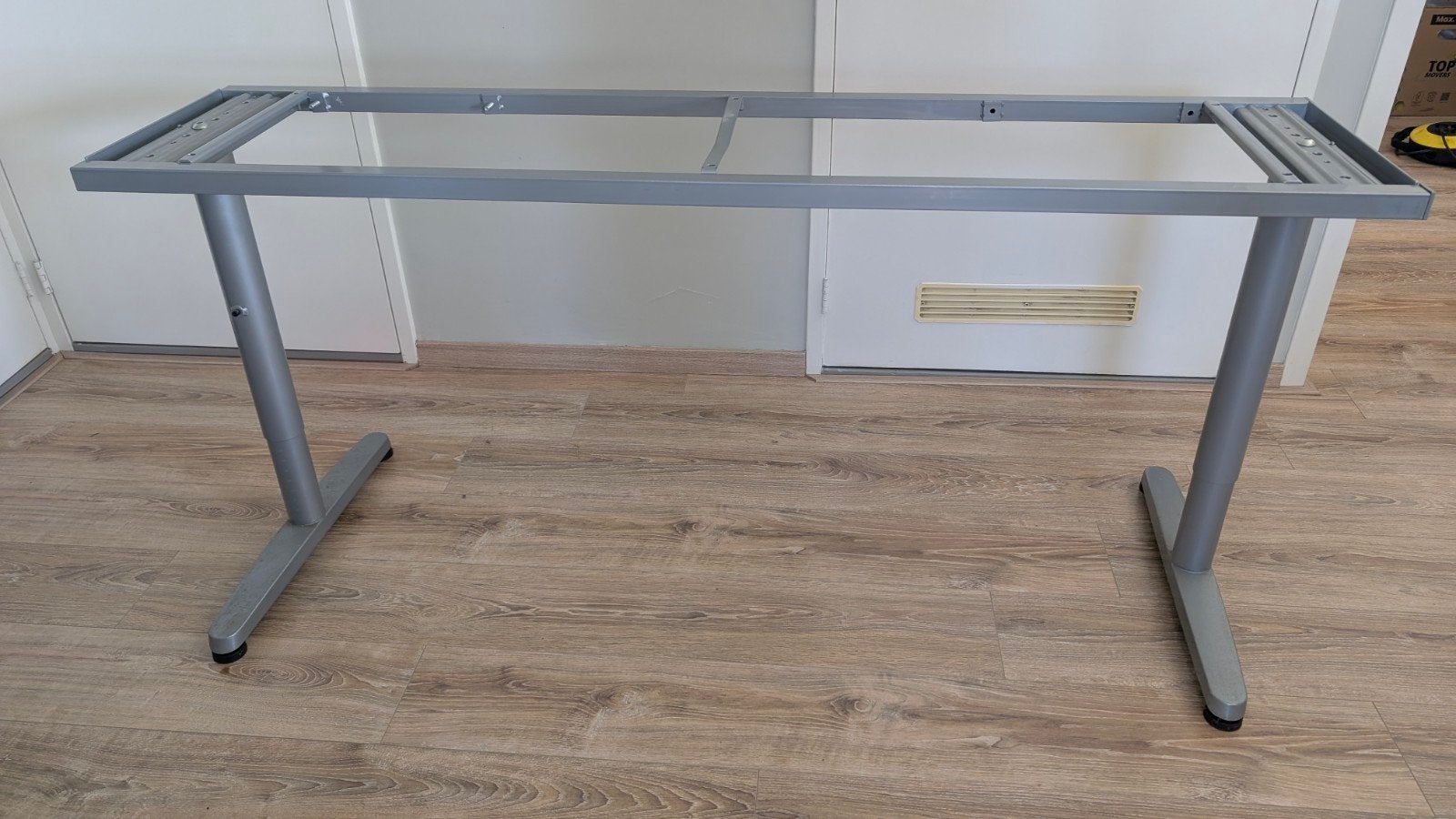 Bureau onderstel - Grijs metalen frame, Ophalen, Tafelpoot, Minder dan 50 cm, Gebruikt