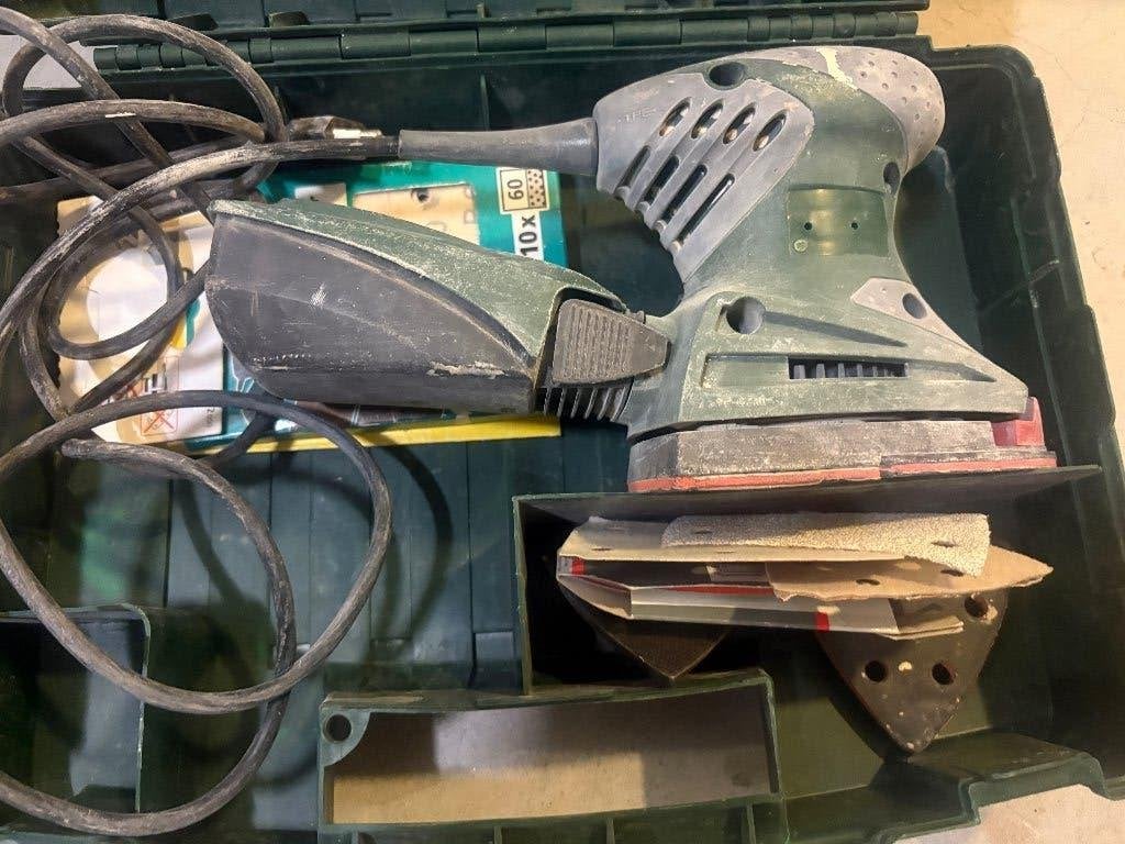 Bosch PSM 160 A Multischuurmachine - Gebruikt maar prima, Ophalen of Verzenden, Gebruikt, Minder dan 600 watt, Overige typen