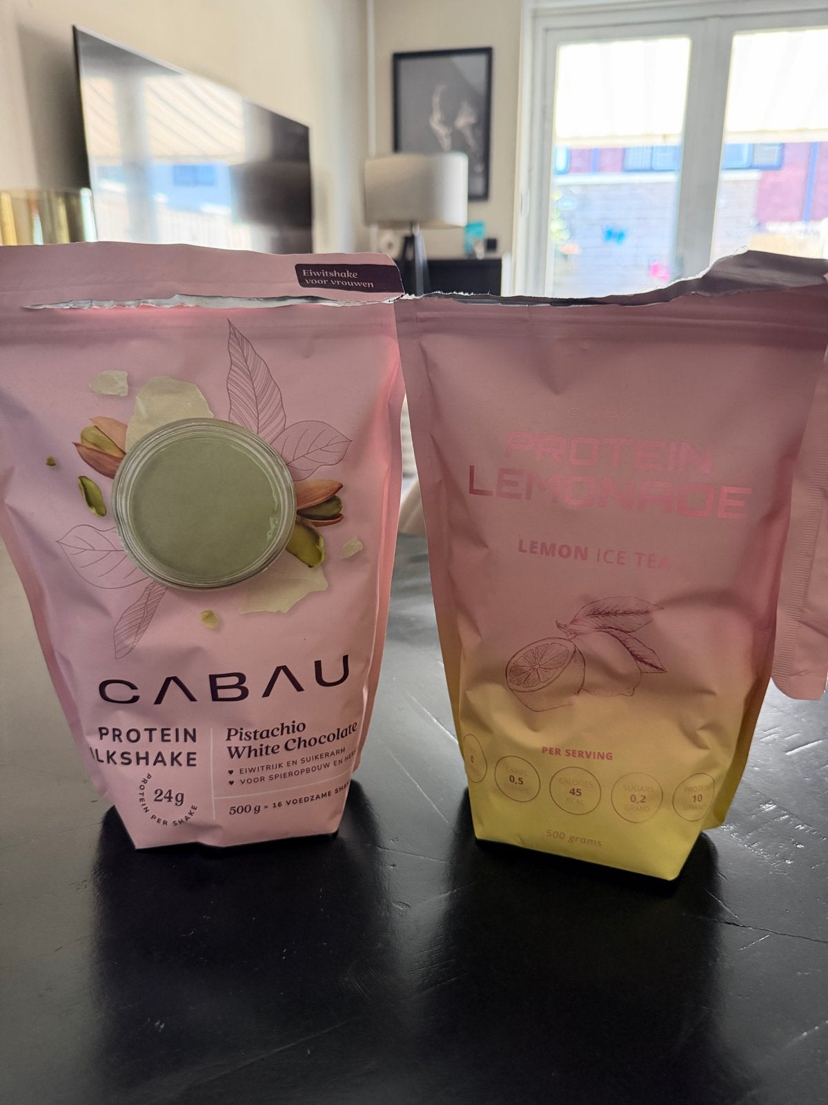1x Cabau protein milkshake & 1x protein lemonade, Ophalen, Zo goed als nieuw, Poeder of Drank