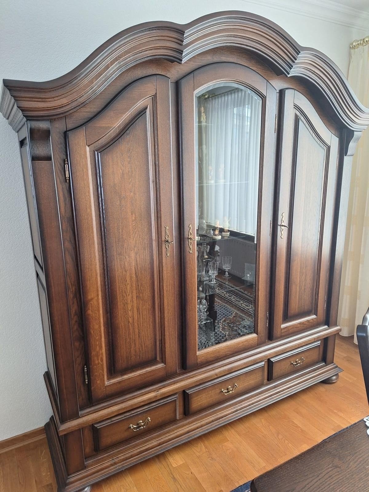 Grote Hoge Kast - 202 x 184 x 46, Huis en Inrichting, Kasten | Buffetkasten, Ophalen, Gebruikt, Met deur(en), 200 cm of meer