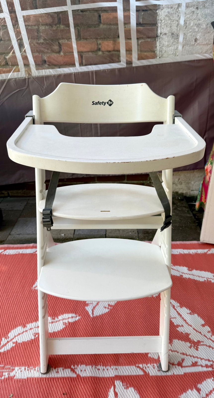 Safety 1st Timba Kinderstoel wit Inclusief tray tafeltje, Kinderen en Baby's, Kinderstoelen, Ophalen, Gebruikt, Meegroeistoel