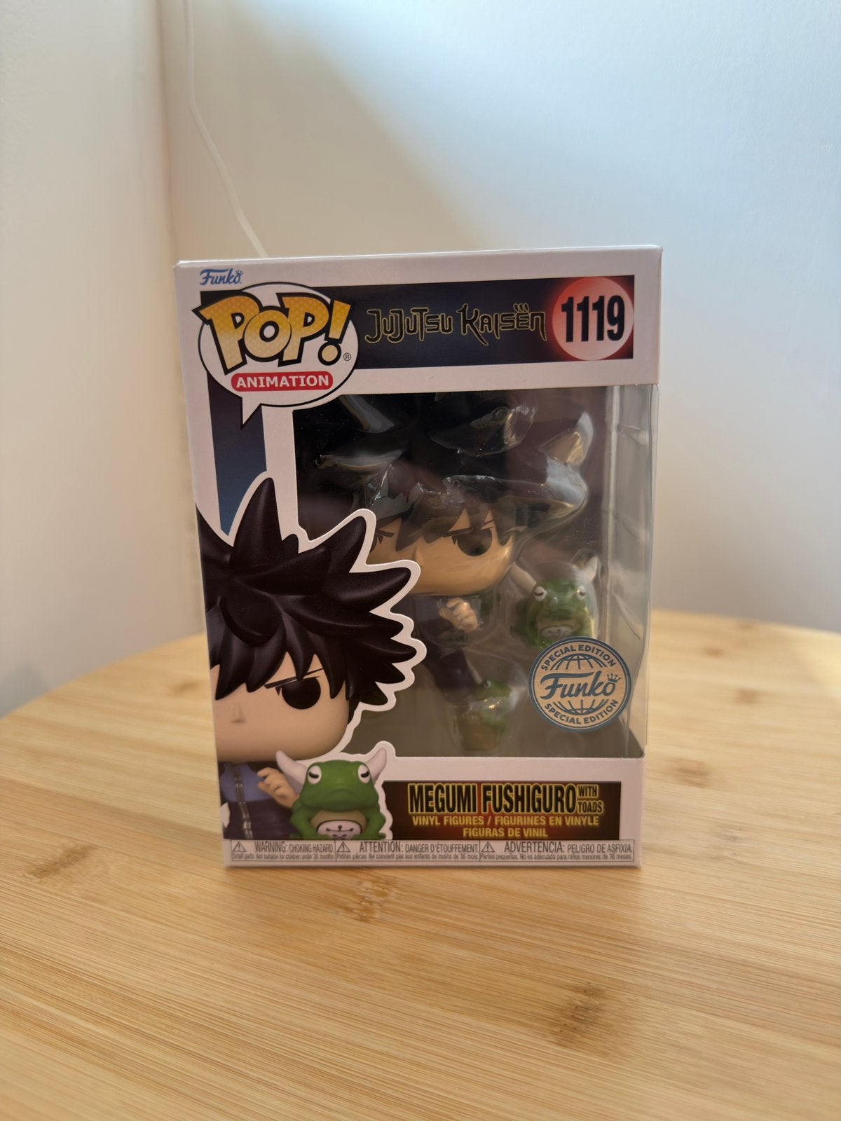 Funko Pop! Jujutsu Kaisen Megumi Fushiguro 1119, Ophalen of Verzenden, Zo goed als nieuw