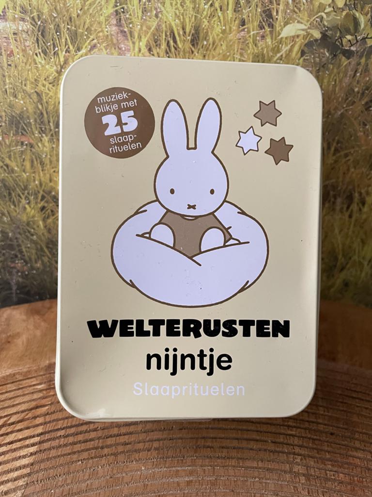 Welterusten Nijntje Muziekblikje met 25 Slaaprituelen, Ophalen of Verzenden, Nieuw, Overige typen, Met geluid