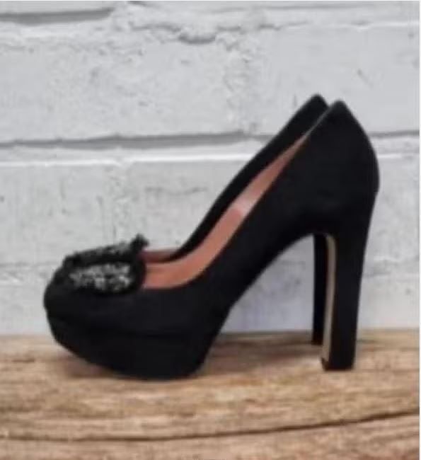 TWINSET by Simona Barbieri - Leren pumps maat 39 - ZGAN, Twinset, Pumps, Zwart, Ophalen of Verzenden