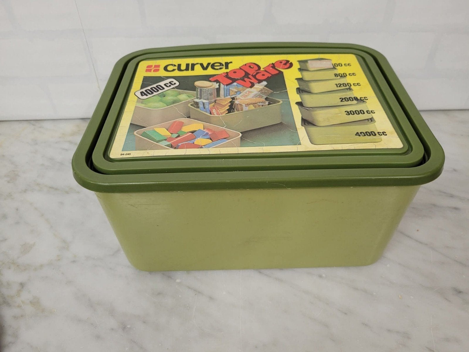 Vintage Curver bewaardoos, Verzamelen, Retro, Huis en Inrichting, Ophalen of Verzenden