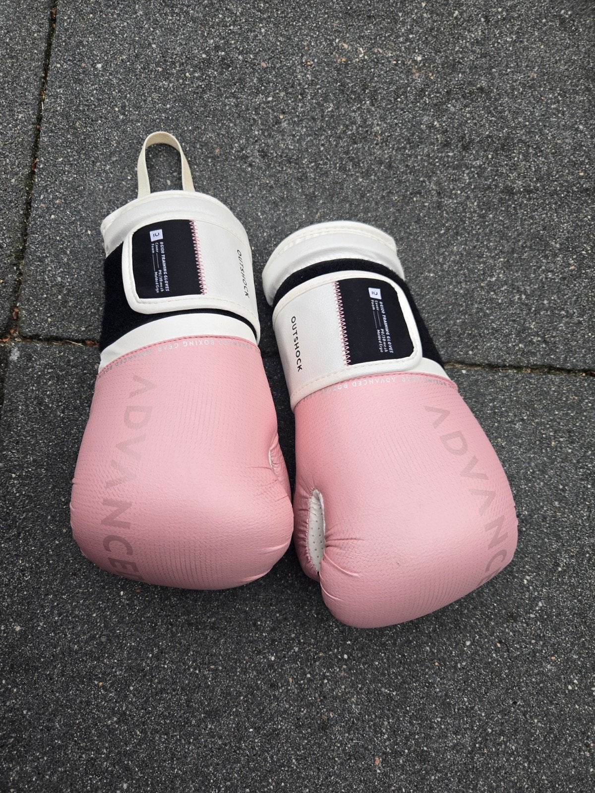 Roze Outshock Advance Bokshandschoenen, Ophalen, Zo goed als nieuw, Bokshandschoenen