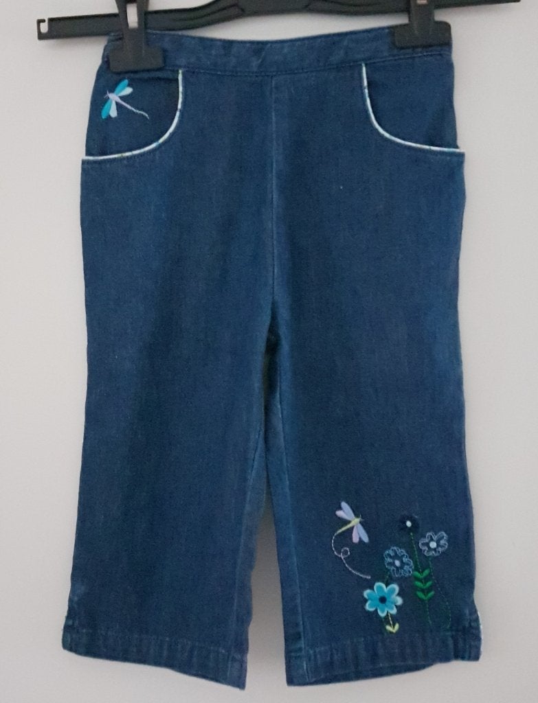 Denim Gymboree broek maat 98 NIEUW (3819), Broek, Meisje, Gymboree, Nieuw