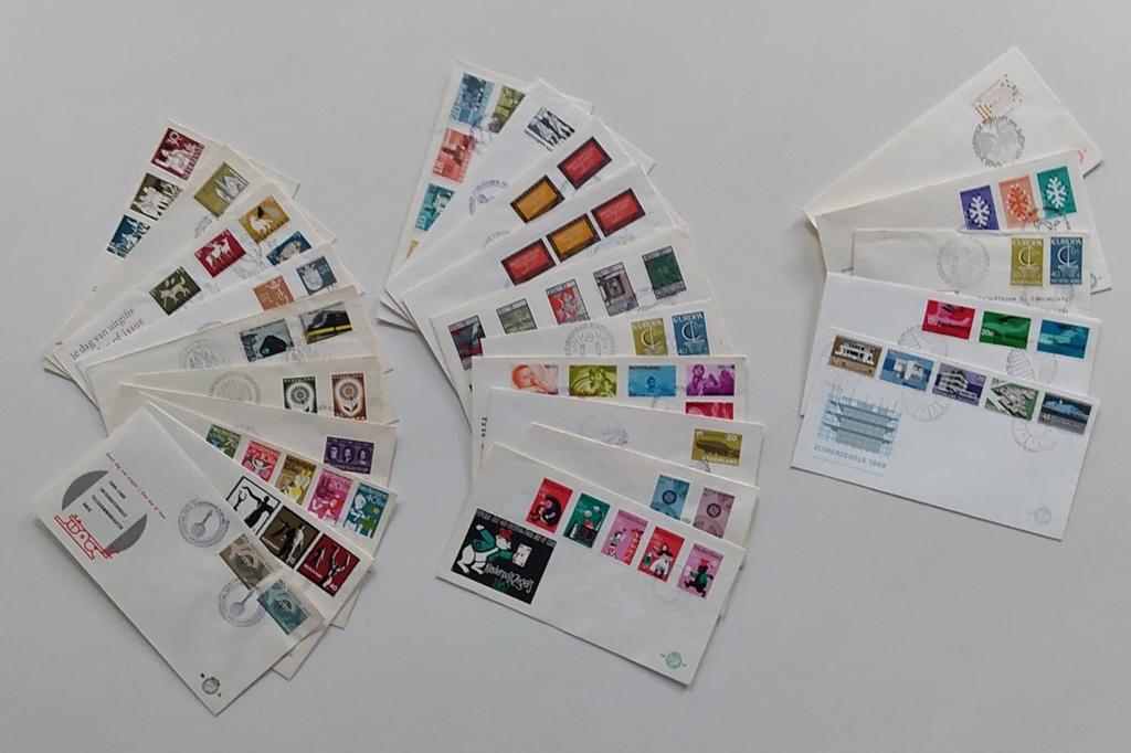 Leuke set oudere FDC's, Ophalen