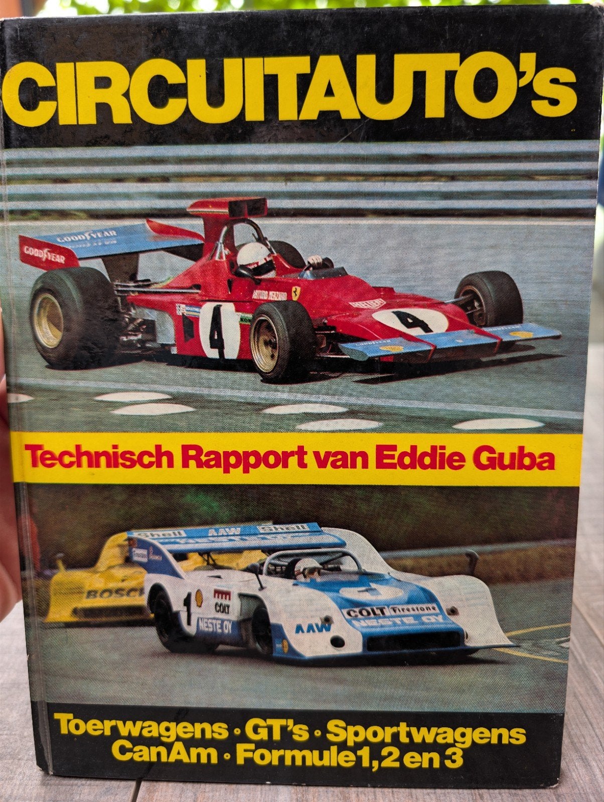 Circuitauto's - Technisch Rapport van Eddie Guba 1974, Gelezen, Algemeen, Eddie Guba, Ophalen of Verzenden