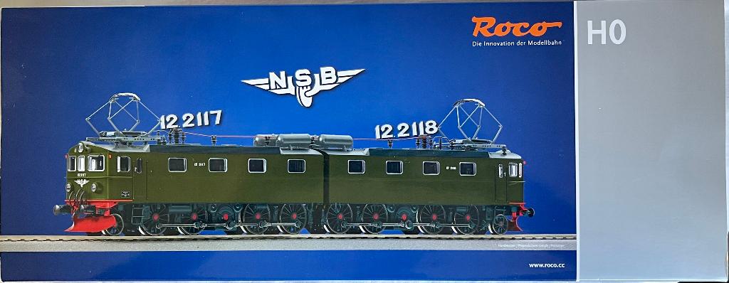 Roco 72527: Ertslok BR El 12 van de NSB Digitaal, Hobby en Vrije tijd, Modeltreinen | H0, Ophalen of Verzenden, Zo goed als nieuw