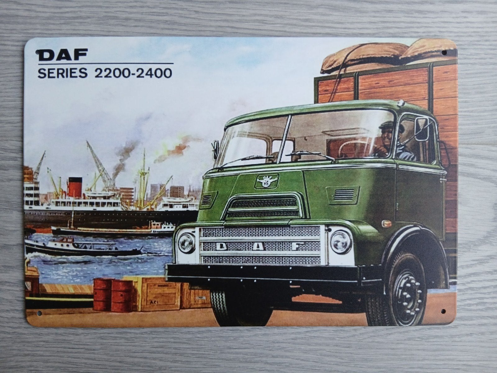 Daf 20x30 cm Metalen Reclamebord, Ophalen of Verzenden, Nieuw, Reclamebord