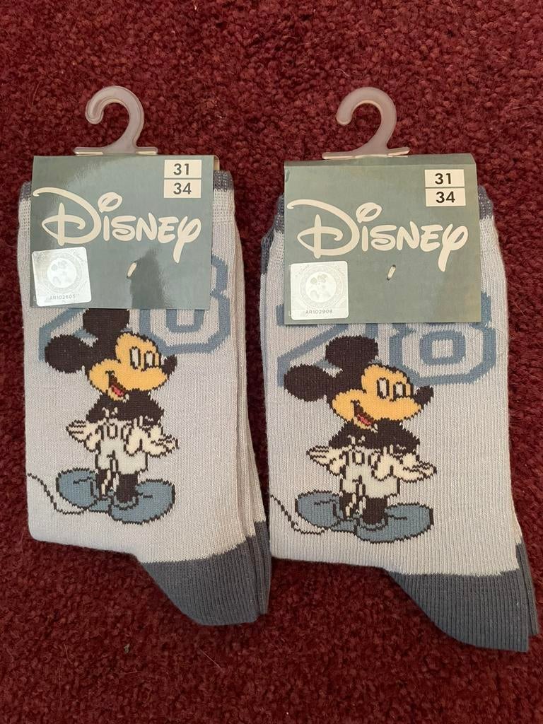 2 Paar Disney Sokken Maat 31/34., Verzenden, Jongen of Meisje, Nieuw, Sokken