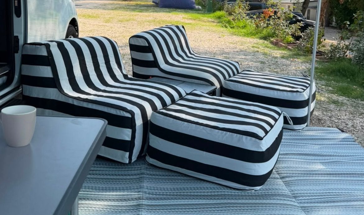 VTwonen sit on air opblaasbare loungeset, Ophalen, Zo goed als nieuw, Kunststof, Stoel