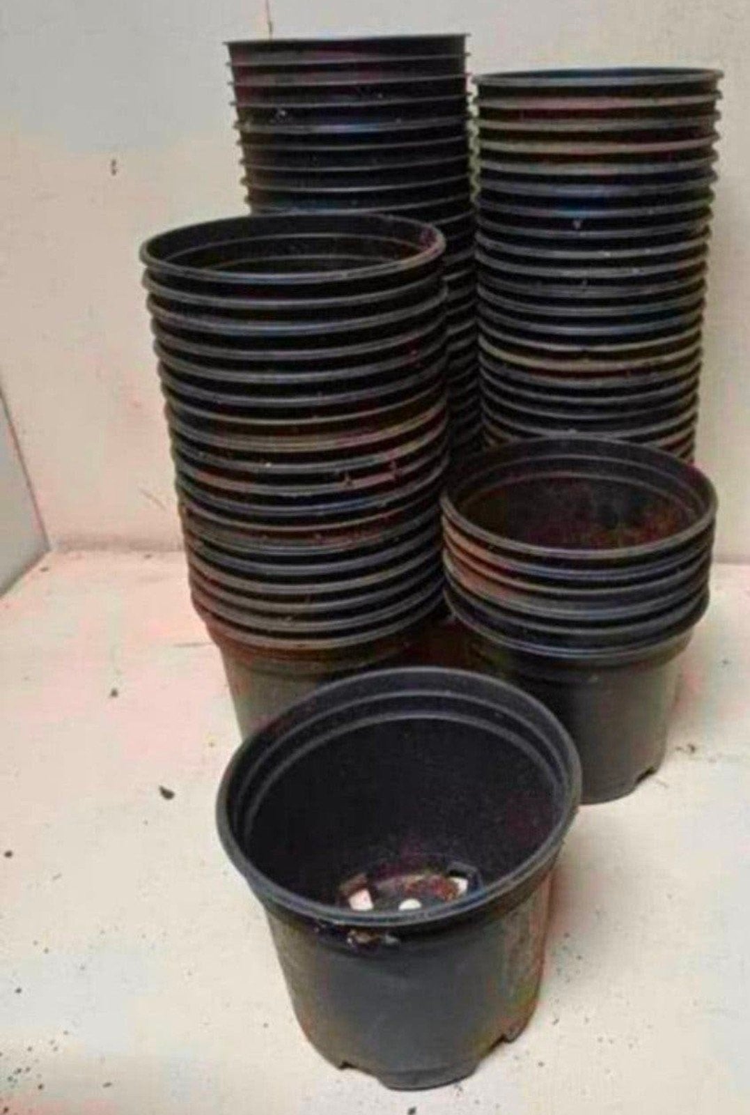 Kweekpotten plantenpotten bloempotten 2 liter, Kunststof, Gebruikt, Rond, Ophalen of Verzenden