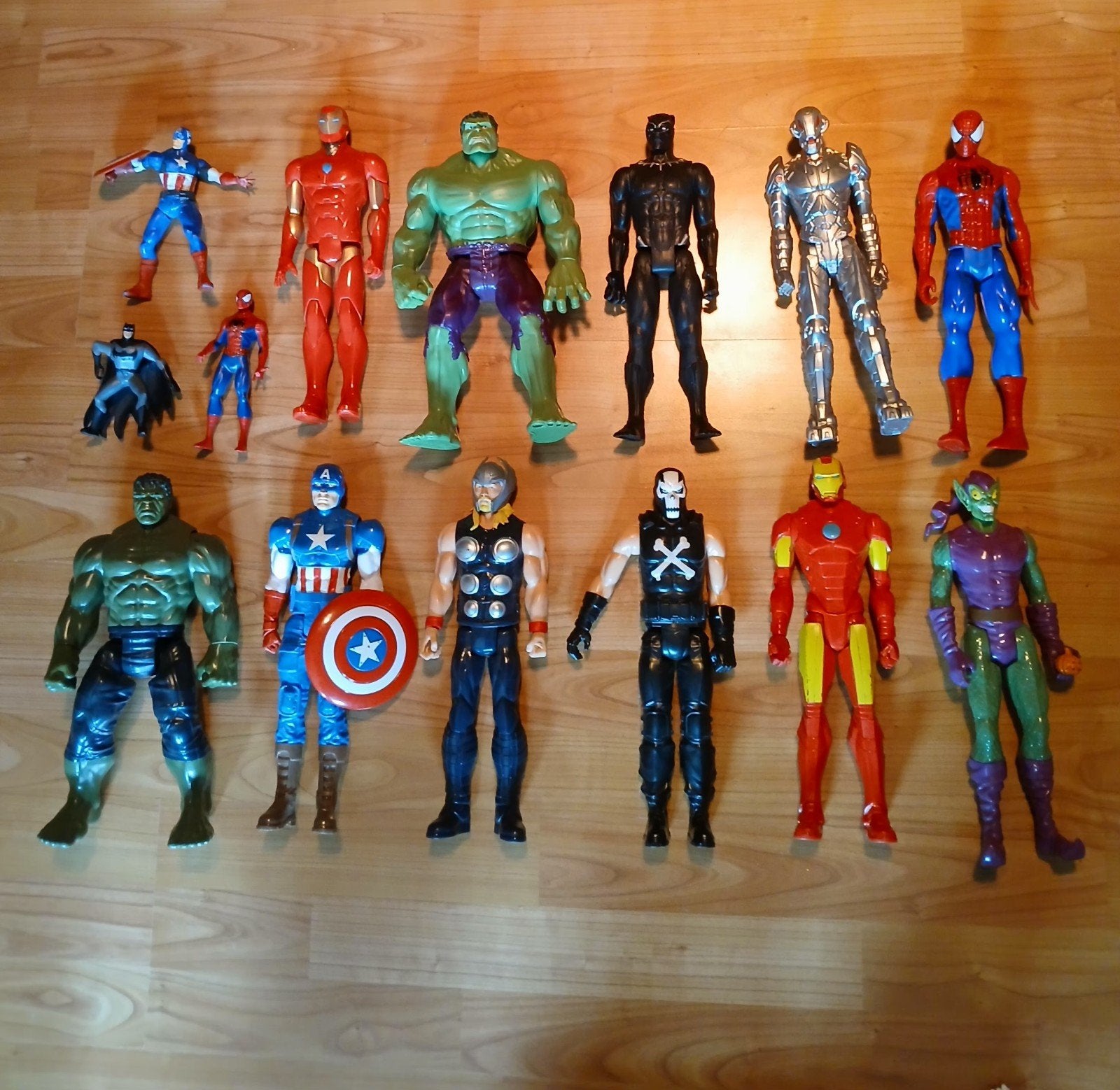 Grote collectie Marvel en DC actiefiguren, Kinderen en Baby's, Ophalen, Gebruikt