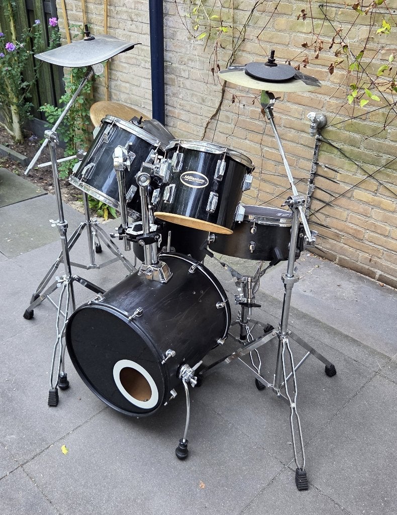 Drumstel 'Jungle-set', zelfbouw, Ophalen, Gebruikt, Overige merken, Elektronisch