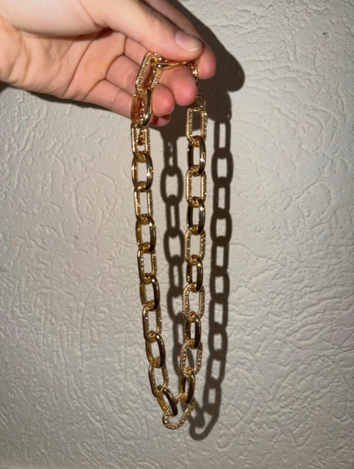 Dames nieuwe gouden ketting, Ophalen of Verzenden, Zo goed als nieuw, Goud