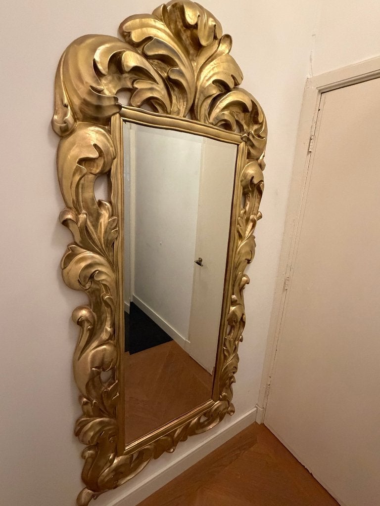 Set gouden barokspiegels (3 stuks), Huis en Inrichting, Ophalen, Zo goed als nieuw, 75 tot 100 cm, 150 tot 200 cm