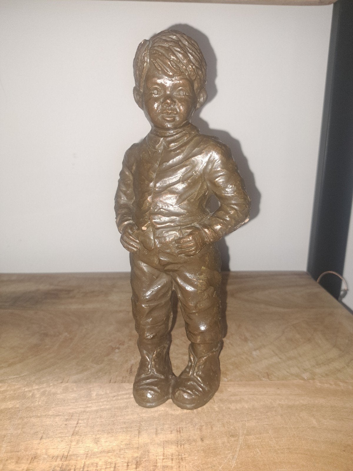 Geert kunen beeld, Ophalen of Verzenden, Steen of Keramiek, Beeld, Meerkleurig